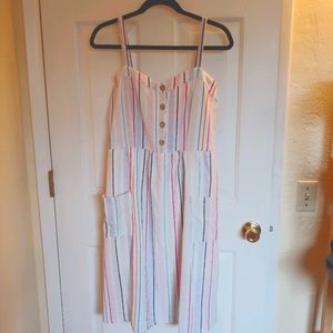 Striped Midi Dress Nordstrom